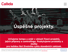 Tablet Screenshot of callida.cz